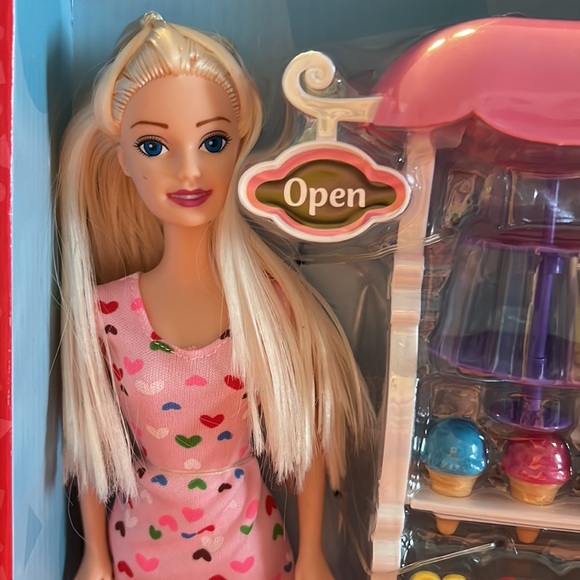 Kid Connection Fashion Doll with 36 Piece Ice Cream Set NIP Enjoy your Summer - Picture 6 of 8